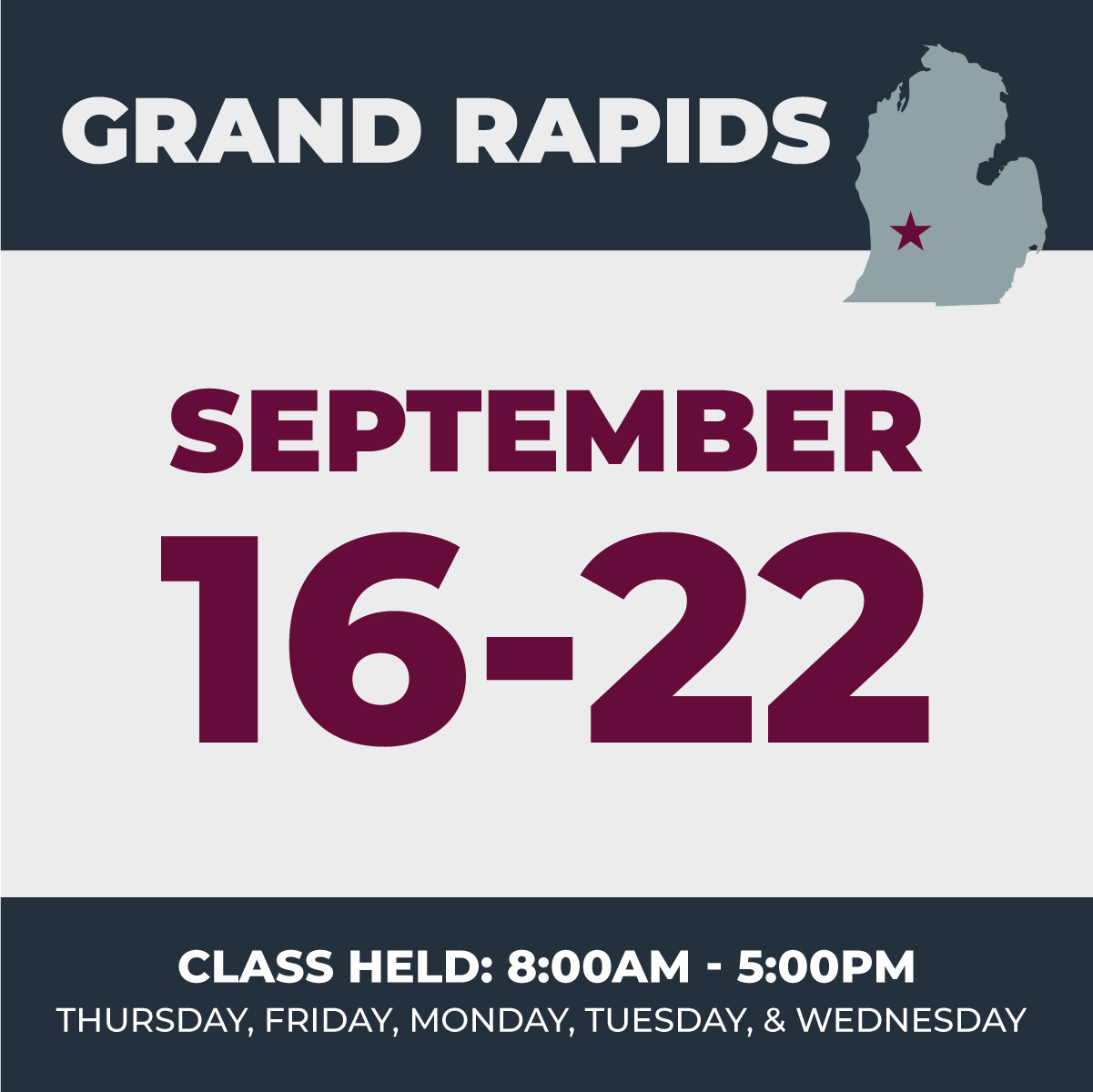 September 2027 Grand Rapids Real Estate Pre-Licensing Course